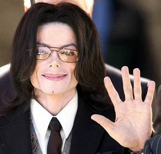 Michael Jackson leaving court