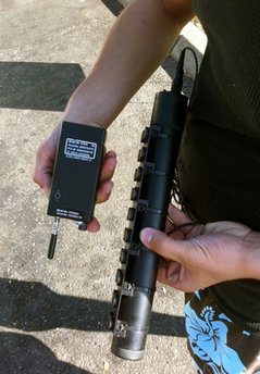 Yasir Afifi's photo of the GPS device that he posted on the internet to find out what it was. Yasir Afifi's photo of the GPS device that he posted on the internet to find out what it was.