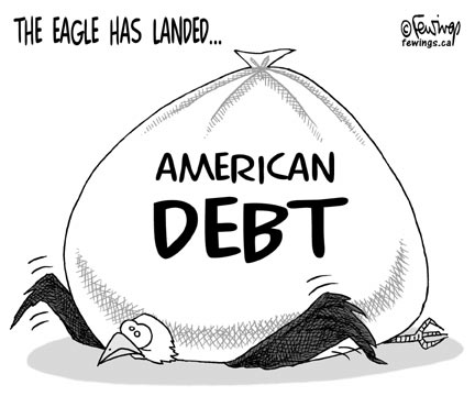 Uncle Sam is not just broke, he is sinking in debt!