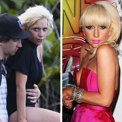 Lady Gaga caught on camera Lady Gaga caught on camera