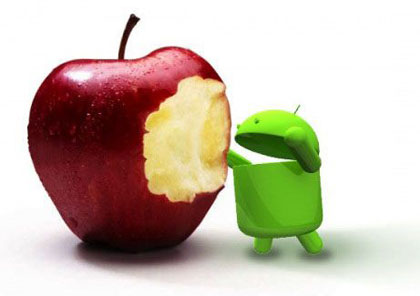 Android iOS gains market share Q1 2012