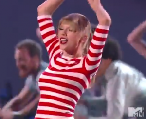 Taylor Swift performs We Are Never Ever Getting Back Together for the first time ever at the 2012 MTV Video Music Awards. Watch here!