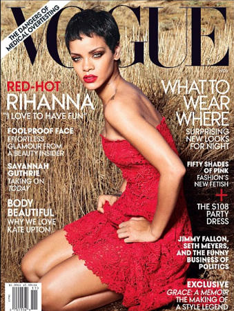 Rihanna Cover of Vogue November 2012