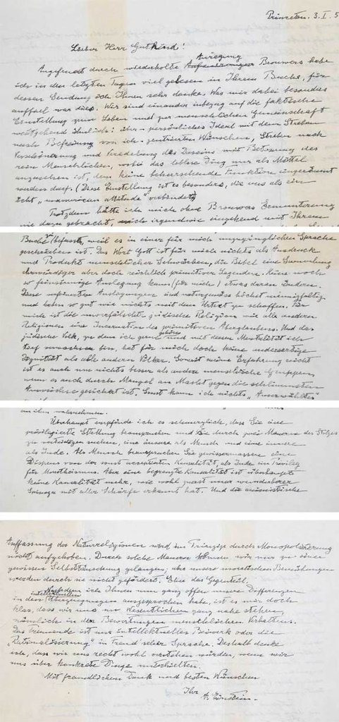 Auction for Einstein 'God Letter' Opens with Anonymous $3 Million Bid