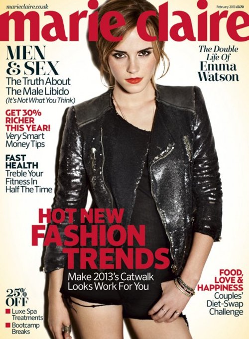 Emma Watson Marie Claire February 2012 Cover