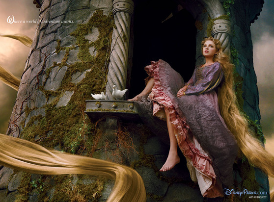 Taylor Swift as Rapunzel (PHOTO)