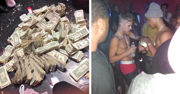 Justin Bieber Throws Away $10,000 in Strip Club!