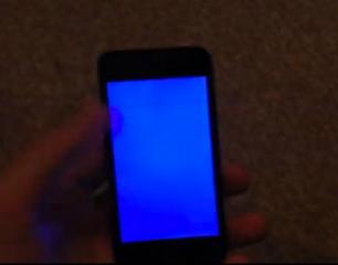 iphone5S bluescreen problem