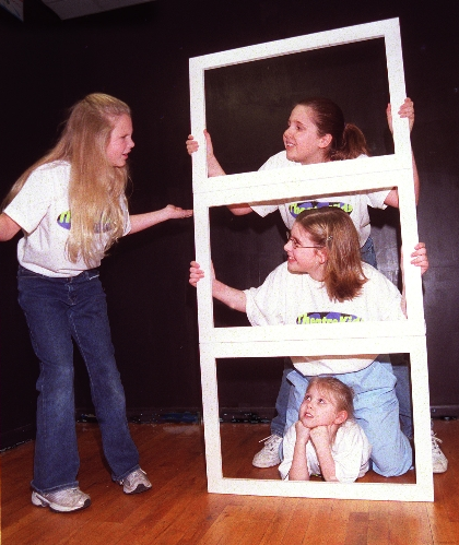 Taylor Swift rehearses for a Berks Youth Theatre Academy production. 
