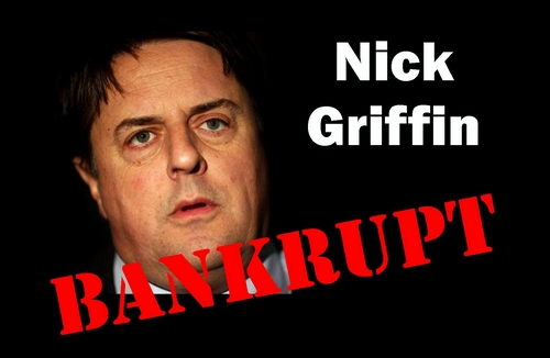 Nick Griffin BNP Leader Declares Bankruptcy!