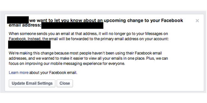Facebook will be ending Email Service after it failed to reach the public