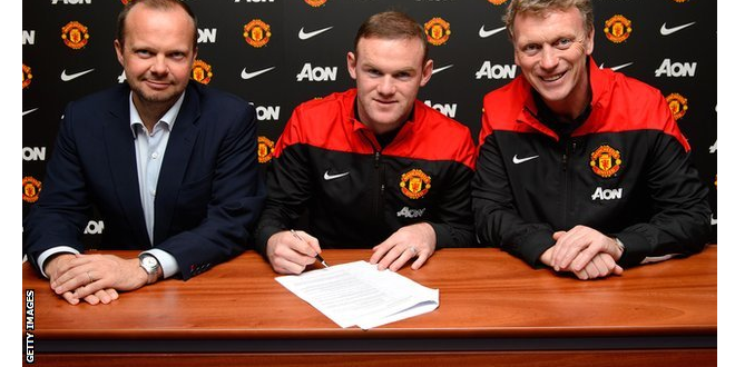 Manchester United signs Wayne Rooney for 5 years!
