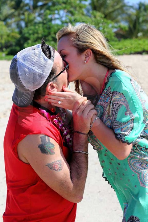 Charlie Sheen Proposes to Brett Rossi