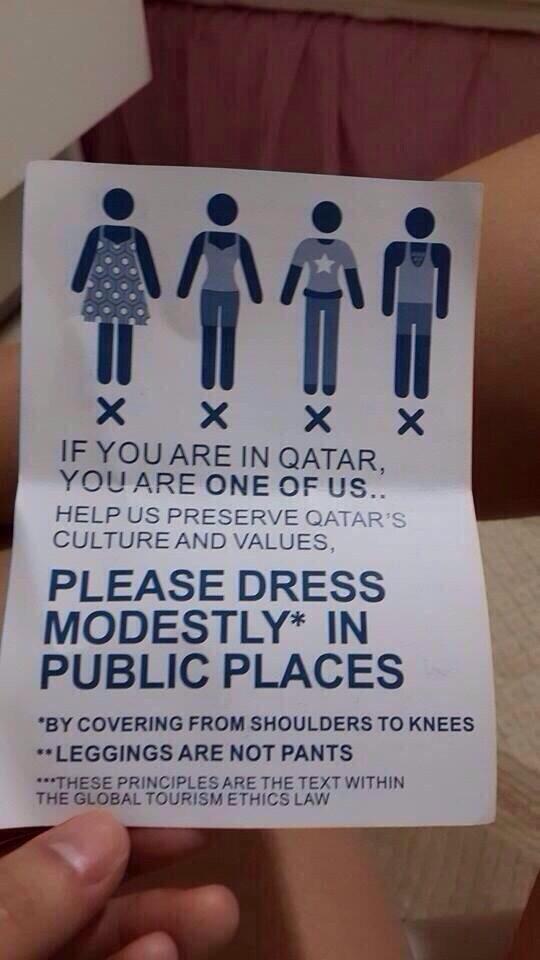 Qatar Dress Code Campaign