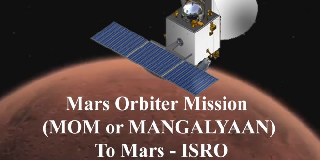 India’s Mangalyaan nearing Planet Mars