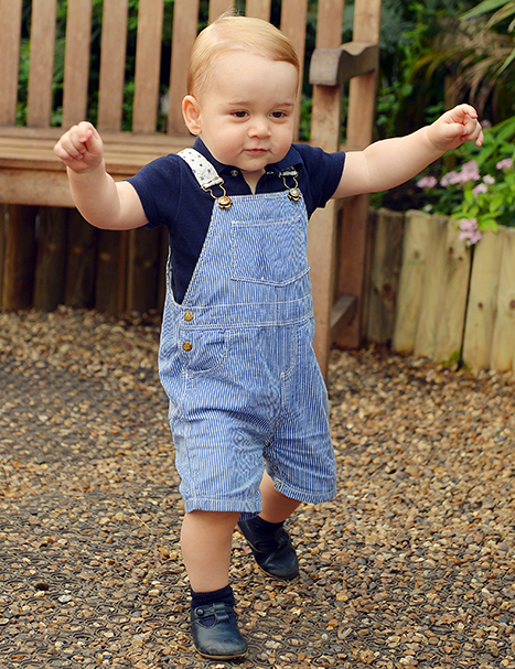 Prince George Walking in Official Photo