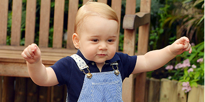 Prince George Walking in New Photo Before First Birthday